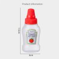 (Pack of 2) Mini Ketchup Mustard Squeeze Bottles - 25ml Capacity. 