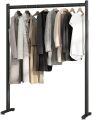 Square  Pipe Hanging Stand Sturdy iron Frame, Freestanding Clothing Rack For Hanging Clothes  Large Capacity Coat Rack For Bedrooms. 