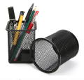 1Pcs New Pencil Holder Office Desk Metal Mesh Square Pen Pot Cup Case Container Organiser Durable Pencil Case.Office desk organizer.Office accessories/Metal pencil case. 