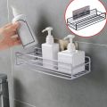 Imported Quality Japanese-style wrought iron bathroom shelf wall-mounted shower gel storage rack toilet free punch toiletry stand Bathroom shelf Corner Storage Rack Organizer. 