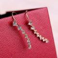 Killer Bzzo New fashion Beidou Qixing rhinestone zircon earrings For Women girl Accessories jewelry wholesale. 
