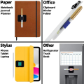 10Piece Elastic Pen Holder Pen Holder for Clipboard, Planner Pen Holder Random Color 6.5X5cm. 