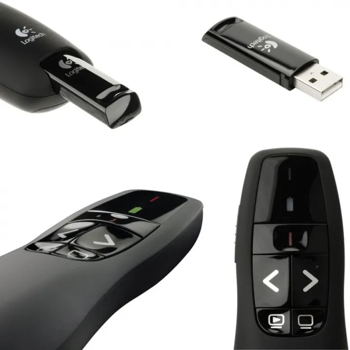 Logitech%20R400%20-%20RF%202.4%20GHz%20Wireless%20Presenter%20USB%20Presentation%20Powerpoint%20Clicker%20Presentation%20Remote%20Control%20Pointer%20Slide%20Advancer%20Changer%20PPT%20PowerPoint%20Presentation%20-%20Image%205