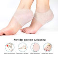 Invisible Anti Cracks Silicone Insoles Pads Soft and comfortable. 
