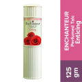 Enchanteur Enticing Perfumed Talcum Powder 125g – Long Lasting Floral Fruity Fragrance Body Powder for Soft Fresh Skin & Odor Protection Daily Use. 