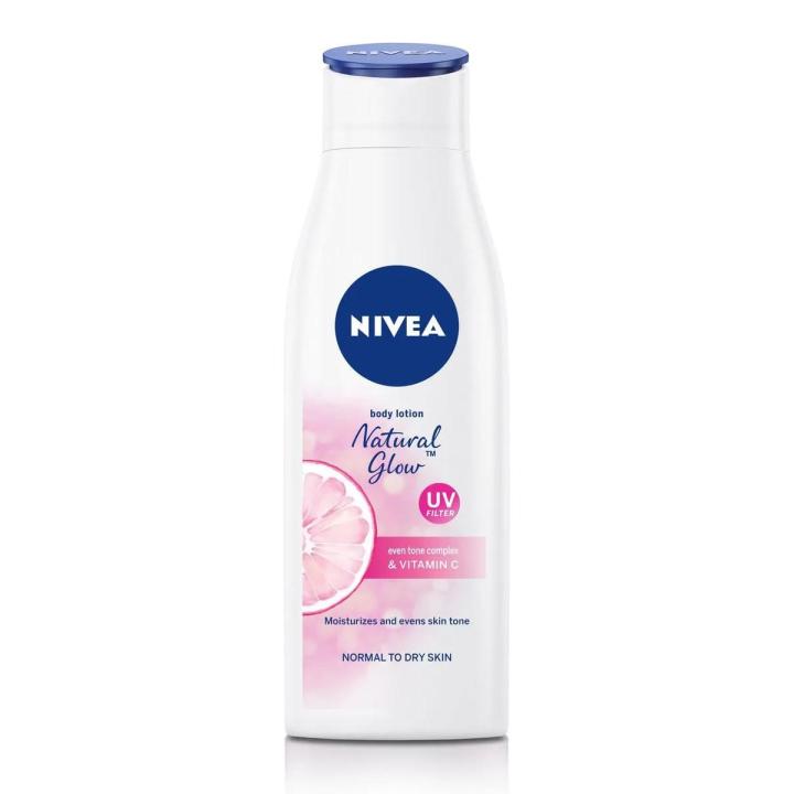 NIVEA Natural Glow Body Lotion, Liquorice & Berry, All Skin Types, 250ml