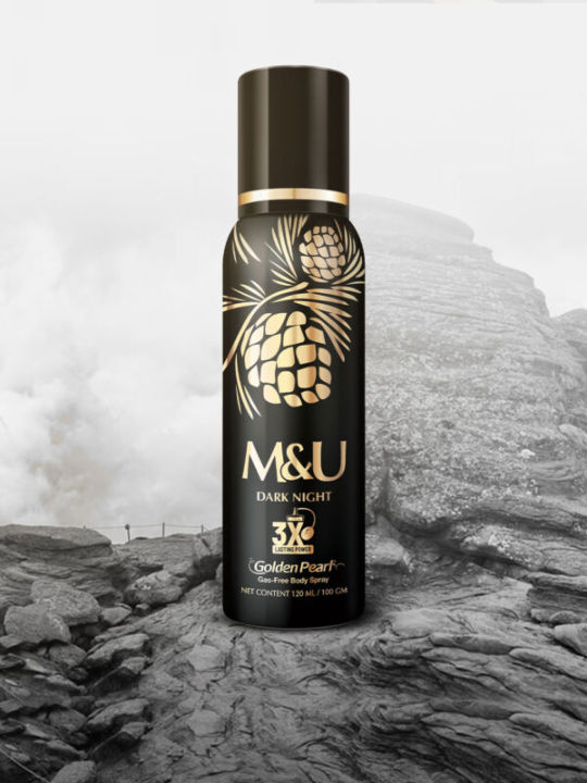 Golden Pearl Dark Night Gas Free Body Spray