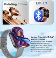 Zero® Delta Smartwatch | Ultra 2.04” AMOLED Display, Bluetooth Calling, IP67 Waterproof | Best Price Smart Watch for Men, Women, iOS & Android Users. 