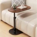 Toheed wood Side Table, C Shaped End Table Adjustable Height Elevating Type, Sofa Table, 360° Rotation, Bedside Table, Height Adjustable, Easy Assembly, Small Furniture, For Bedrooms, Nursing Use, 11.8 x 15.7 inches. 