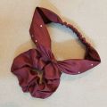Silk Fancy Headband hairband for Girls with Matching Scrunchies. 