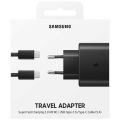 100% Original Samsung 45W 2.0 Super Fast Charger with Type C to Type C Cable (Global Certified Charger) Pd Charger For all Mobile Phone S8 Ultra, Note20 Ultra, Note10 Plus, S22 ultra Galaxy S10 / S10E / S10+. 