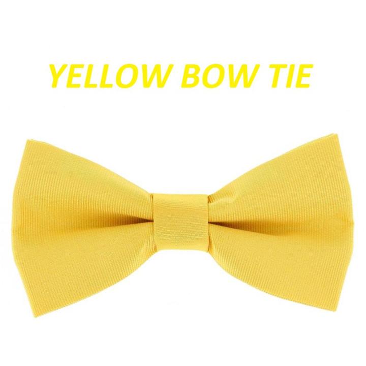 YELLOW BOW TIE