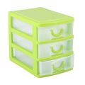 3 Layer Mini Drawer For Storage Set Desk Home Space Saving Jewelry Makeup Box Saver For Kids Miscellaneous Items Plastic 5x4x3 inches. 