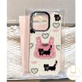 Cute Spot Splicing Kitten Love Case Compatible for IPhone 7Plus 15 11 16 XR 12 14 13 Pro Max X 15 8 16 7 14 Plus XS Max SE 2020 Transparent Cartoon Case. 