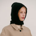 Sandmdm 20% Wool Knitted Caps Winter Warmer Unisex Hooded Hat Neck Collar Scarf Cap For Men Women Ski Beanie Hats Cold Hat Balaclava Cap. 