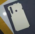 SAMSUNG A9 2019 Carbon Fiber Back Anti Fingerprint Sheet Skin Wrap Transparent. 