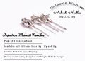 Mehndi Injection Pen Needles Pack of 3 Different Sizes Needles 16g, 17g, 18g To create Stunning Mehndi Henna Art Designs. 