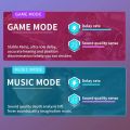 New Noise Reduction Earbud Gaming Earphone N35 TWS Wireless Earphones 9D Bluetooth-compatible 5.2 Music Headphone With Microphone. 