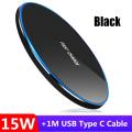 30W Fast Wireless Charger For Samsung Galaxy S21 S20 S10 Qi Induction Charging Pad for iPhone 12 11 Pro XS Max XR X 8 Plus. 