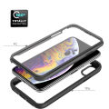 For Apple iPhone XS Max Shockproof Anti-slip Rugged Bumper 360° Full-body Protection Case Cover. 
