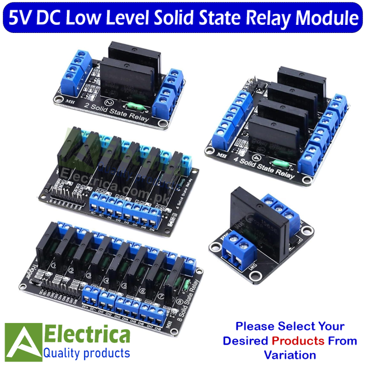 5V 1 2 4 8 Channel SSR AVR G3MB-202P 8 Way Low Level Solid State Relay Module 240V 2A Output With Resistive Fuse for Arduino by Electrica