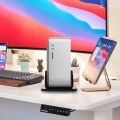 Desktop/Wall-mounted Mount for Mac Studio 2022 Holder Stand Desk Mount Dock Laptop Stand Storage Bracket for Mac Studio 2022. 