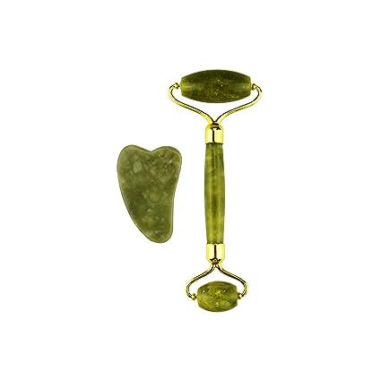 Jade Roller & Gua Sha Set Facial Beauty Tools