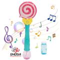 Bubble Blower Water Wand For Kids Plastic Electric Music Light Up Bubble Machine Lollipop Soft Look Bubble Machine Magical Bubble Maker Stick Toy Bubble sticks led - 1794. 