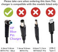 Hp Laptop Charger Blue Pin 65w/90w 18.5v 19.5v 3.25a 4.62a 100% Original Branded Adaptor. 