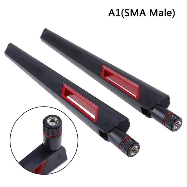 【BestGO】2PCS 12 dbi Dual band 2.4G 5G 5.8Gh RP SMA Male WLAN Router Antenne Booster