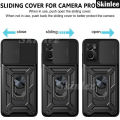 Phone case For OPPO A18 Back cover Hard Armor Shockproof Camera Protection Bracket Navigation Holder Ring cover For OPPO A18 Cover cases. 