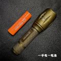 Non-American German tactical strong light flashlight rechargeable flashlight small lighting riding flashlight outdoor long-range hand lamp. 