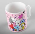 BTS Army Mug Cute Cartoon Design Ceramic Cup Premium Quality. 
