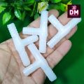 DreamsMart Pack of 4pcs plastic T Connectors 3 ways 8mm – 11mm gas air water pipe t connector 3 way splitter jointer. 