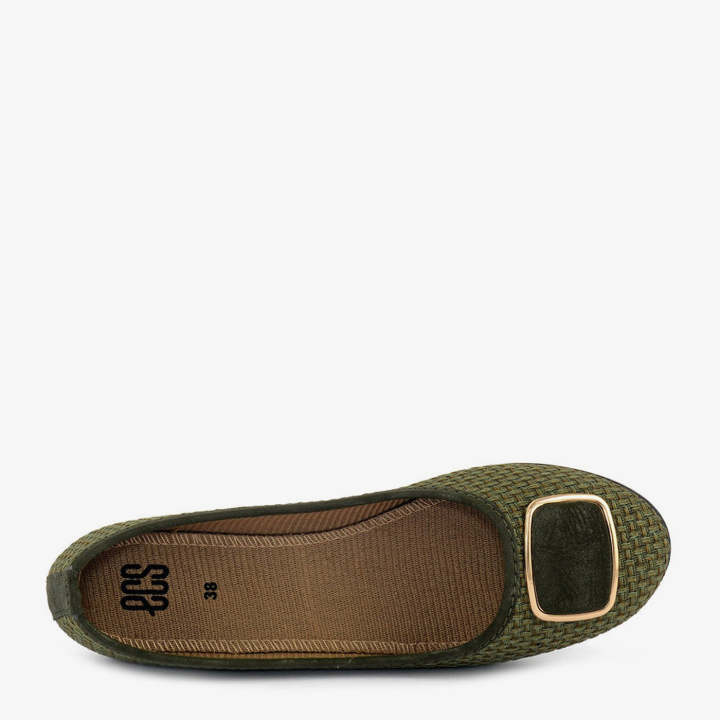 ECS%20Buckle%20Pumps%20Flat%20Pumps%20For%20Women%20-%20Image%203