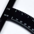 Caliper Tool Tester With Measure Chart for Accurate Skinfold Body Fat Percentage. 