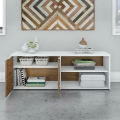 Imperia Furniture 59.17'' Wide 4 - Shelf Credenza console table media console. 