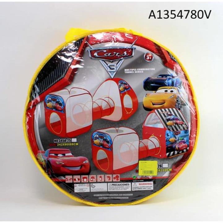 McQueen Cars Pop Up 3 in 1 Tunnel Ball Pit Play Tent For Kids
