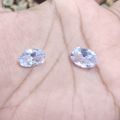 Original Zircon Stone White Color 9.5 crt ± 1crt Gems Stone for ring round shape stone. 