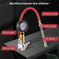 Digital Car Air Tire Gauge Meter Pressure With Pvc Pipe Hose. 