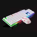 Wired RGB Gaming Keyboard with Mouse Combo - High-Quality Luminous Keyboard/Mouse Set  K108- K3626 - K8. 