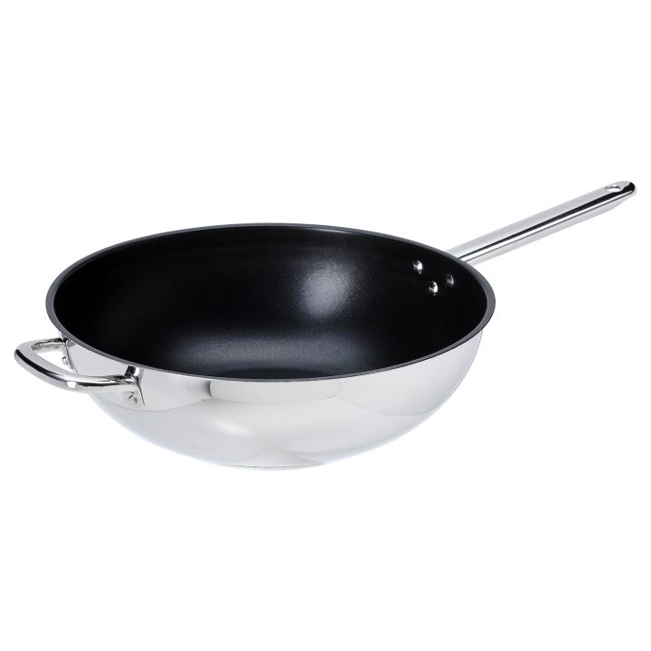 IKEA Wok Stainless Steel Non-Stick Coating