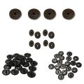 4Pcs Universal Clip Seat Belt Stopper Buckle Button Fastener Safety Car Part. 