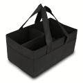 Baby Diaper Caddy Organizer Large Sturdy and Foldable Toy Storage Bin of Ideal Size with Strong Dividers and Even Stronger Base - Storage Container with Handles for Travel. 