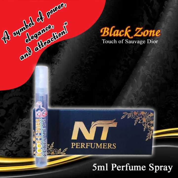 Black Zone 5ml Perfume Spray "Black Zone — A symbol of power, elegance ...