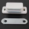 2pcs  Plastic Body Magnetic Door Stopper Cabinet Catch Holder suction m pvc. 