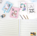 Cute Unicorn Notebook Diary Book With Lined Paper For Kids Girls cute stationery for girls. 