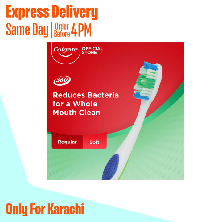 Colgate 360 Base Toothbrush - Soft