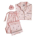 Printed Silk Night Suit For Women Silk Night Dress For Girls Silk Sleepwear For Women Silk Night Wear For Women Pjs For Women. 