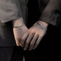 2Pcs/Set Heart Magnetic Couple Bracelets for Lovers- Broken heart Stainless Steel   bracelet for couples- Heart magnetic bracelet for girls and boys. 